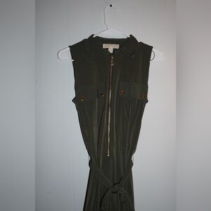 Michael Kors Olive Green Jumpsuit